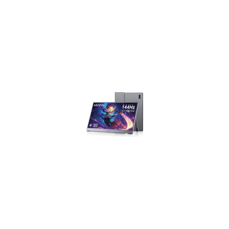 Arzopa Z1FC Portable Monitor 16.1" 144hz IPS Full HD 1080p Metal Housing Přenosný monitor + pouzdro