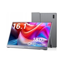 Arzopa Z3FC Portable Monitor 16.1" 180hz IPS 2K 1440P Metal Housing Přenosný monitor + pouzdro