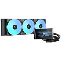 DEEPCOOL Vodní chladič LT360 VISION ARGB, 3x120mm, ARGB, AM5, LGA1851, černá
