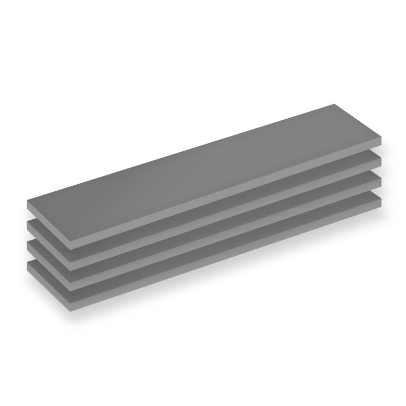 ARCTIC Thermal pad TP-4 (120x20mm, 1.5mm - 4 Pack) - prémiová teplovodivá podložka pod chladič balen