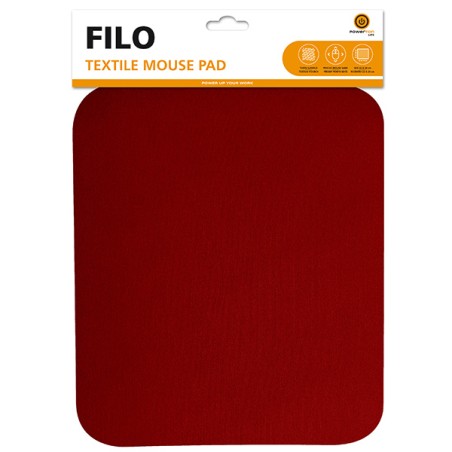 Powerton ERGO FILO Podložka pod myš měkká, červená
