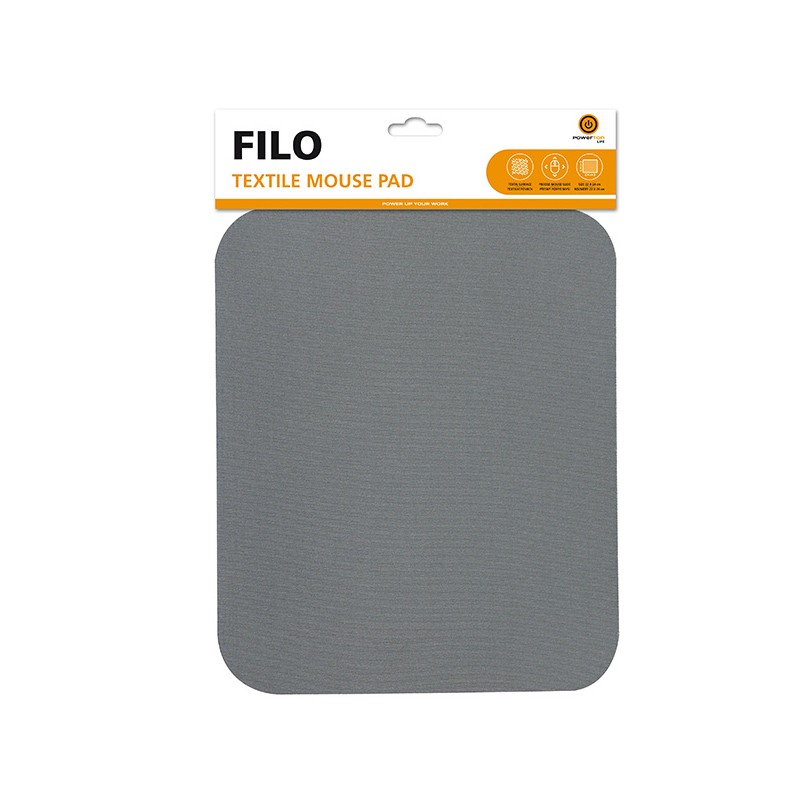 Powerton ERGO FILO Podložka pod myš měkká, šedá