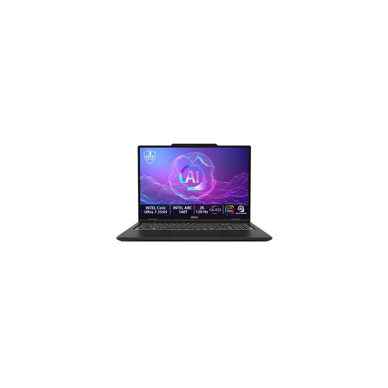MSI Venture 16 AI A2HMG-036CZ/Core Ultra 7 255H/32GB/1 TB SSD/16" 2K (2048 x 1280),OLED 120Hz/ Win 11 Home/černá