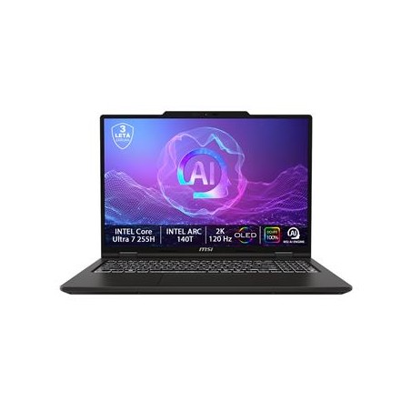 MSI Venture 16 AI A2HMG-036CZ/Core Ultra 7 255H/32GB/1 TB SSD/16" 2K (2048 x 1280),OLED 120Hz/ Win 11 Home/černá