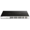 D-Link DGS-1210-28MP 28-port Gigabit Smart+ PoE Switch, 24x GbE PoE+, 4x RJ45/SFP, PoE 370W