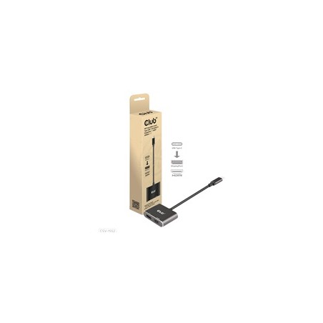 Club3D hub MST (Multi Stream Transport) USB3.2 Gen2 Type-C(DP Alt-Mode) na DisplayPort + HDMI 4K60Hz (M/F)
