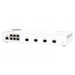 QNAP řízený switch QSW-M2106-4S (6x 2,5GbE RJ45 a 4x 10GbE SFP+)