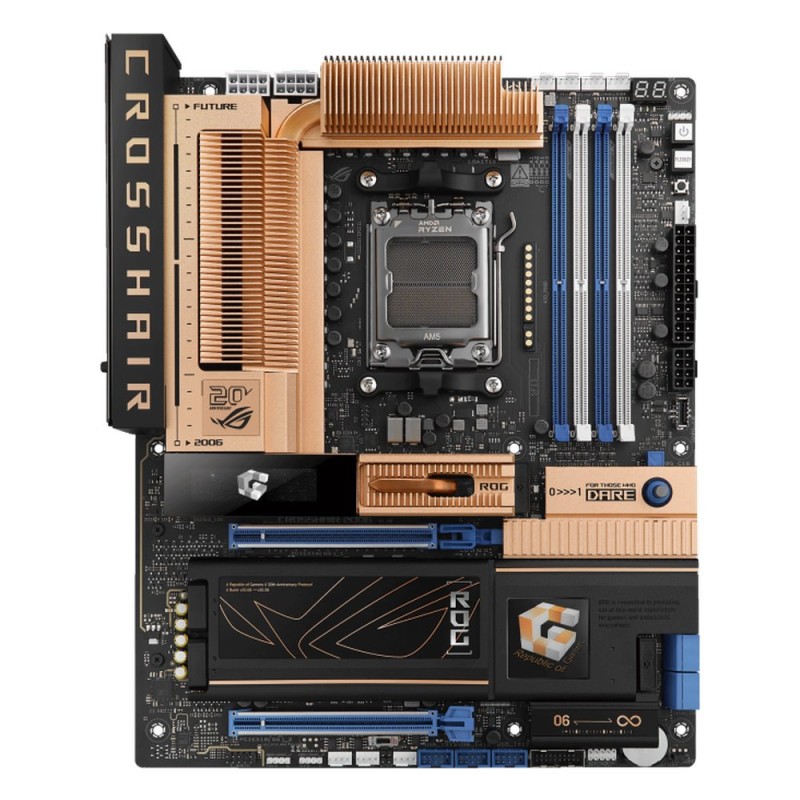 ASUS MB Sc AM5 ROG CROSSHAIR 2006, AMD X870E, 4xDDR5, WiFi, 1xHDMI, 2xUSB4