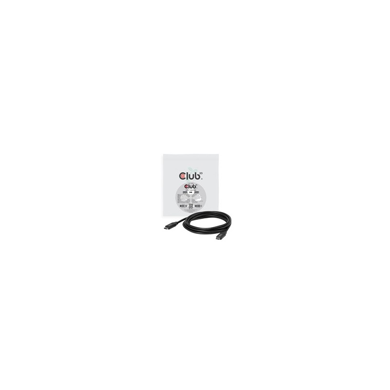Club3D Kabel USB-C, 240W, 2m, černá
