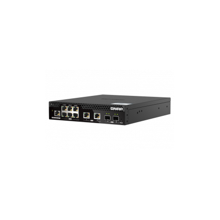 QNAP řízený switch QSW-M2106R-2S2T (6x 2,5GbE RJ45, 2x 10GbE RJ45, 2x 10GbE SFP+, malá šířka)