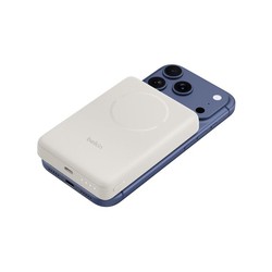Belkin Boostcharge Slim Magn Powerbank/Sand / 10000MAH W/ Magcessory