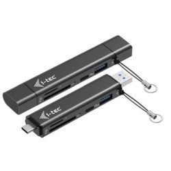 i-tec USB-C/USB-A Dongle SD, TF and 2x USB (1x USB-A, 1x USB-C)
