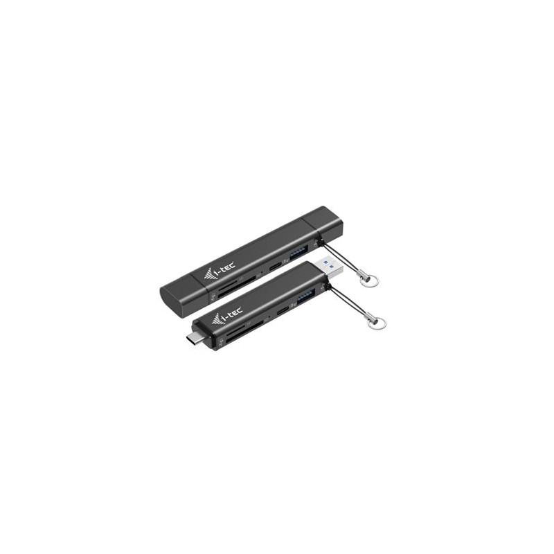 i-tec USB-C/USB-A Dongle SD, TF and 2x USB (1x USB-A, 1x USB-C)