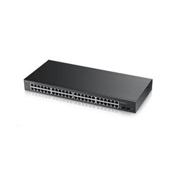 Zyxel GS1900-48 50-port Gigabit Web Smart switch, 48x gigabit RJ45, 2x SFP v2