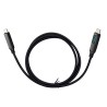 I-TEC TB4/USB4 CLASS PRO CABLE/240W WITH LCD (40 GBPS 150 CM)
