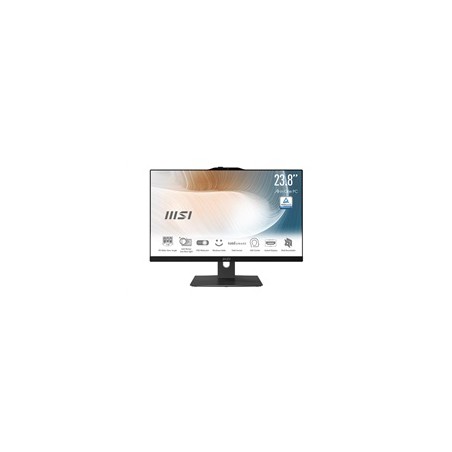 MSI PC AiO AM242TP (Modern AM242TP 1M-2021XEU), Core 5 120U, 23.8" FHD, Touch, 16GB, 512GB SSD, N/A, No OS, Black