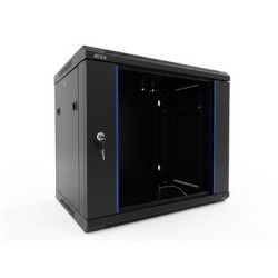 ADEX rozvaděč 15U, 600mm, černý, nástěnný, rozložený