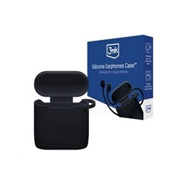 3mk ochranný kryt Silicone AirPods Case Black pro Apple AirPods Pro 3