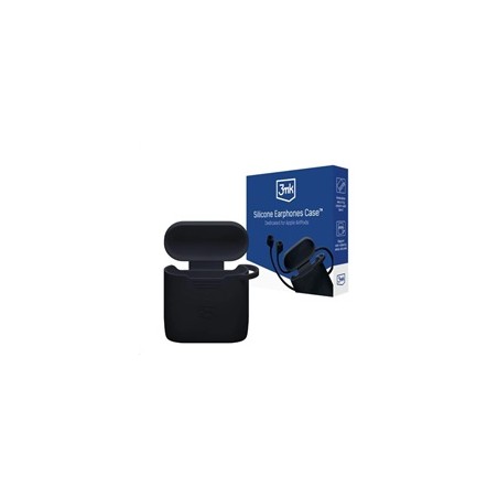 3mk ochranný kryt Silicone AirPods Case Black pro Apple AirPods Pro 3