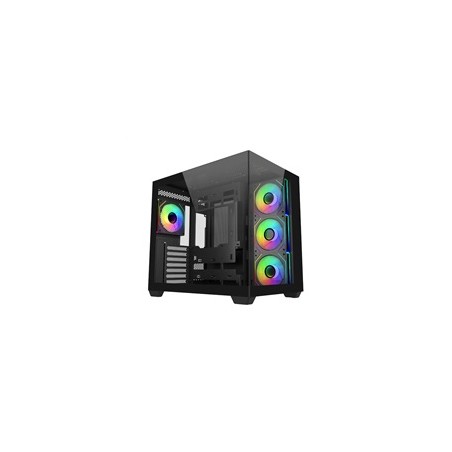 Cooler Master case Elite 681, ATX, Průhledná bočnice, 4x 120mm ARGB Fan, Černá