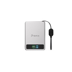 BMX SolidSafe™ 5K Solid-State Magnetic Power Bank, Silver