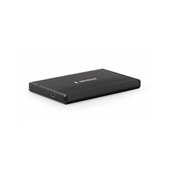GEMBIRD externí box pro 2.5" zařízení, USB 3.0, broušený hliník, černá