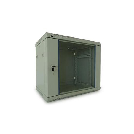 ADEX rozvaděč 18U, 600mm, šedý, nástěnný, rozložený