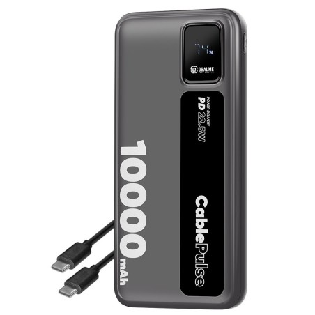 OBAL:ME CablePulse Powerbanka 10000mAh 22,5W Black