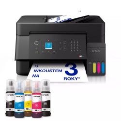 EPSON tiskárna ink EcoTank L5390, A4, LCD displej, ADF, Wi-Fi, Záruka 5 let po registraci zdarma