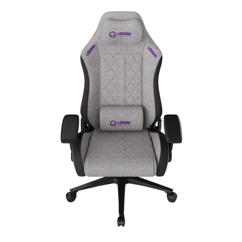 LORGAR CHA41, Ergonomic Gaming Chair Advanced, premium anti-stain fabric, Grey