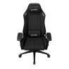 LORGAR CHA41, Ergonomic Gaming Chair Advanced, premium anti-stain fabric, Black/white