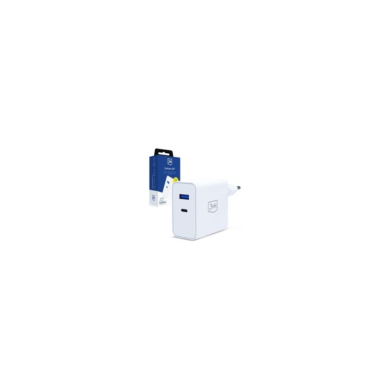 3mk FlowPower 45W 1A1C PD3.0 QC4+ White