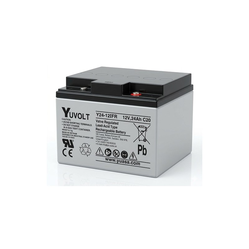 Yuasa YUVOLT Y24-12FR VdS (12V 12Ah, M5)