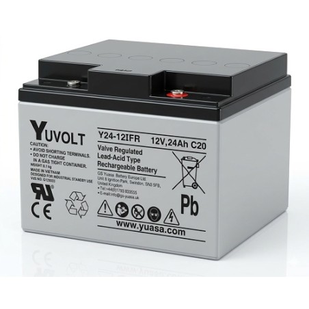 Yuasa YUVOLT Y24-12FR VdS (12V 12Ah, M5)