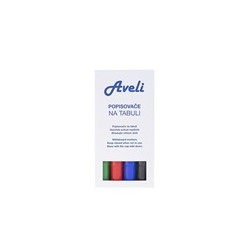 BAZAR - Popisovač AVELI,barevný mix - POŠKOZENÝ OBAL
