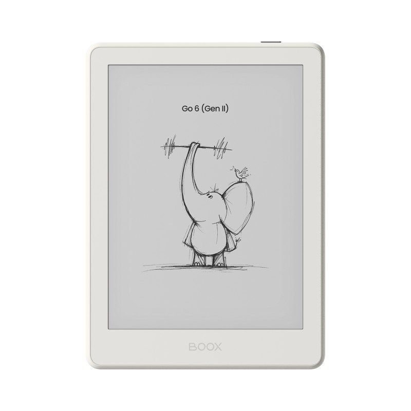 E-book ONYX BOOX GO 6 (Gen II), shell, 6" Carta 1300, 32GB, Bluetooth, Android 11, E-ink displej