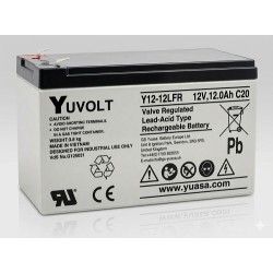 Yuasa YUVOLT Y12-12FR F2 VdS (12V 12Ah)