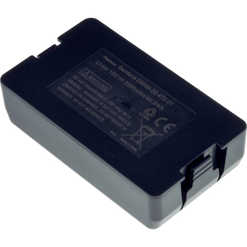 Baterie T6 Power pro Gardena Sileno minimo 250, City 250, 400, 500, 18V, 2600mAh, 46,8Wh, Li-ion