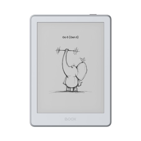 E-book ONYX BOOX GO 6 (Gen II), stone, 6" Carta 1300, 32GB, Bluetooth, Android 11, E-ink displej