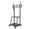 BAZAR - Manhattan univerzální TV vozík, Universal Heavy Duty TV Cart, 37" až 100" TV, černá - Poškozený obal (Komplet)