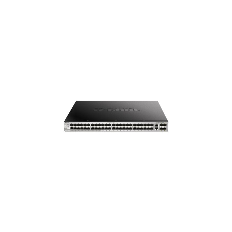 D-Link DGS-3130-54S L3 Stackable Managed switch, 48x SFP, 2x 10G RJ-45, 4x 10G SFP+