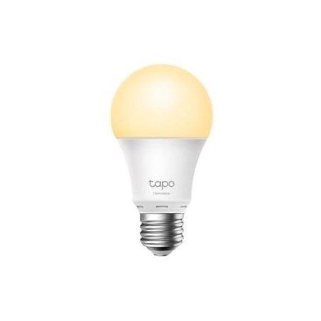 LED žárovka TP-LINK Tapo L510E, E27, 220-240V, 8.7W, 806lm, 2700k, teplá bílá, 15000h, stmívatelná chytrá Wi-Fi žárovka