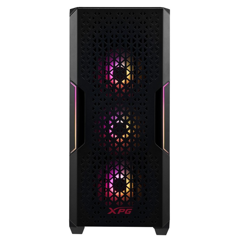ADATA XPG case STARKER AIR Mid-Tower, bez zdroje, 1x 120mm + 1x 120mm ARGB, Černá