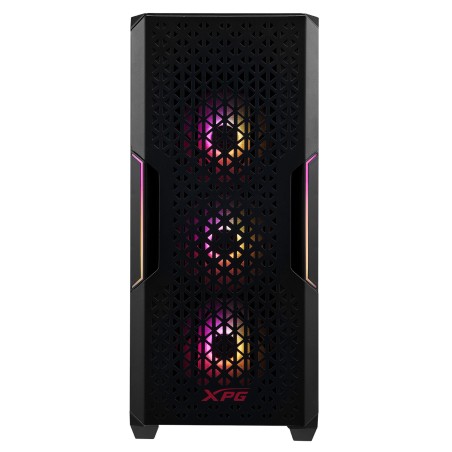 ADATA XPG case STARKER AIR Mid-Tower, bez zdroje, 1x 120mm + 1x 120mm ARGB, Černá