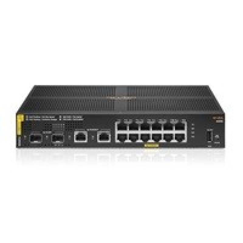 HPE Aruba Networking CX 6000 12G Class4 PoE 2G/2SFP 139W Switch R8N89AR RENEW