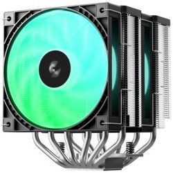 DEEPCOOL CPU Chladič AG620 G2 ARGB, 2x120mm, ARGB, LGA1851, AM5, černá