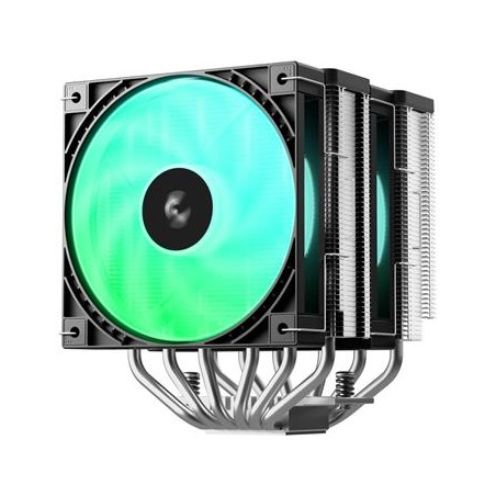 DEEPCOOL CPU Chladič AG620 G2 ARGB, 2x120mm, ARGB, LGA1851, AM5, černá