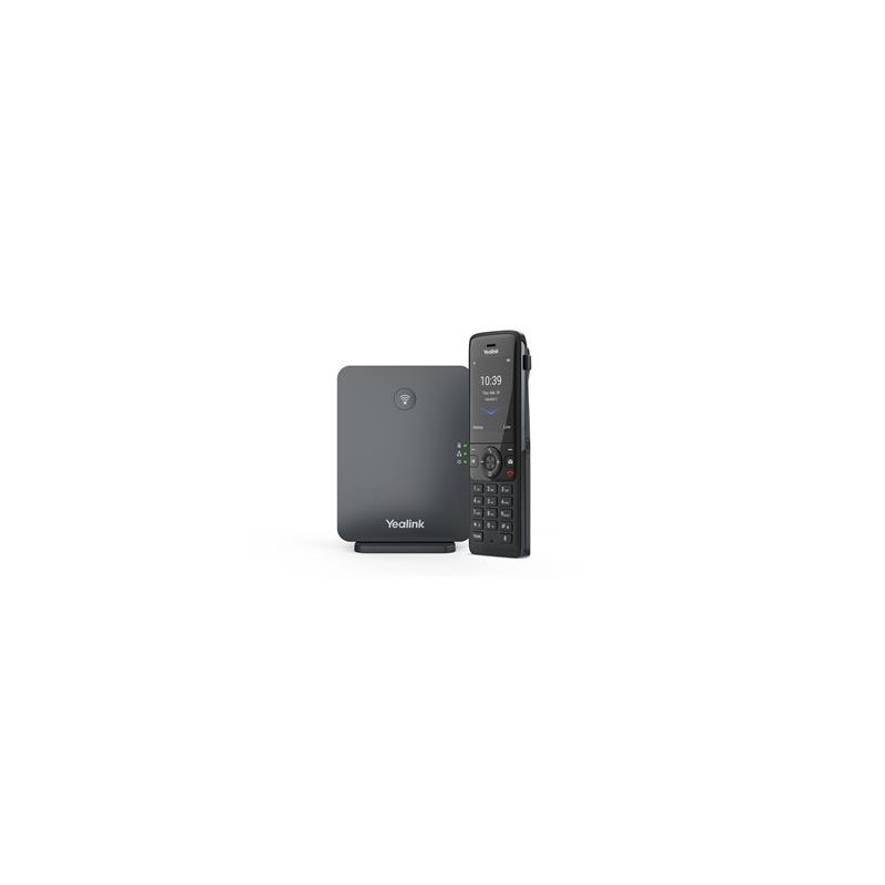 Yealink W78P, IP DECT báze+ručka, PoE, 2,4" bar.disp., až 10 ruček