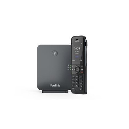 Yealink W78P, IP DECT báze+ručka, PoE, 2,4" bar.disp., až 10 ruček