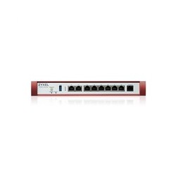 Zyxel USG FLEX 200HP Series, User-definable ports with 1*2.5G, 1*2.5G (PoE+) & 6*1G, 1*USB with1 YR Gold Security Pack